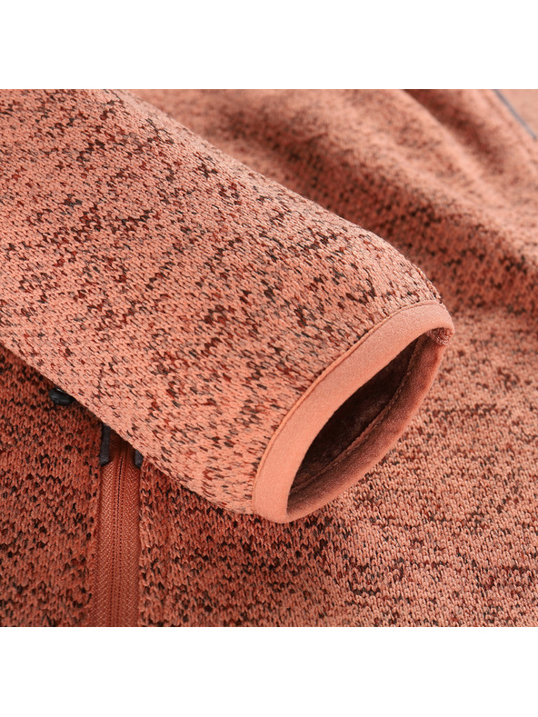 ALPINE PRO Дамски топъл суитшърт с цип ALPINE PRO ZEGA 2 tawny orange