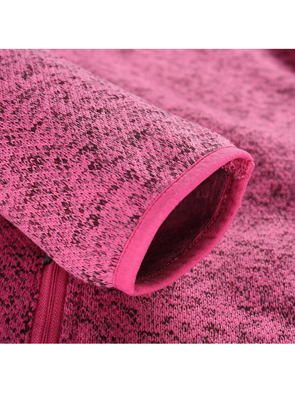 ALPINE PRO Дамски топъл суитшърт с цип ALPINE PRO ZEGA 2 fuchsia fedora