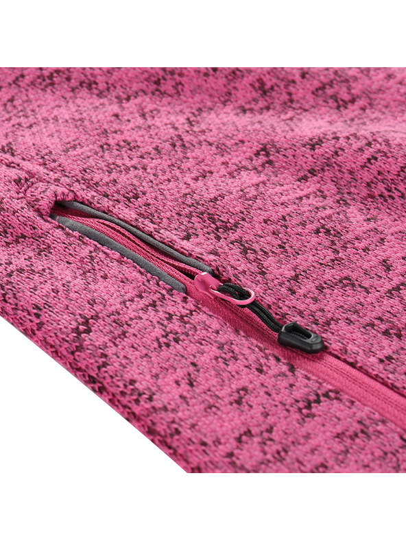ALPINE PRO Дамски топъл суитшърт с цип ALPINE PRO ZEGA 2 fuchsia fedora