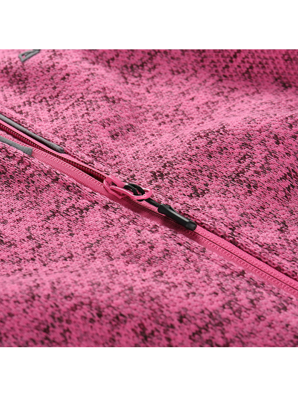 ALPINE PRO Дамски топъл суитшърт с цип ALPINE PRO ZEGA 2 fuchsia fedora