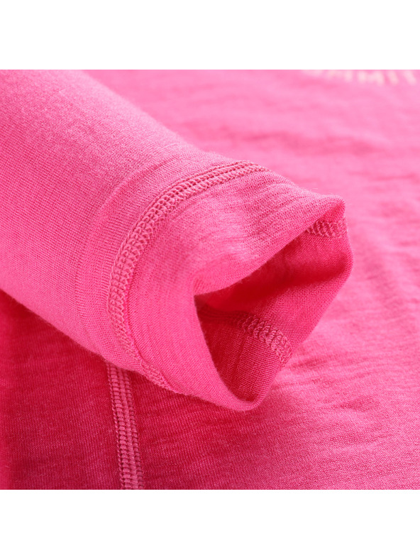 ALPINE PRO Дамска тениска от мерино вълна ALPINE PRO MERENA fuchsia fedora вариант pa