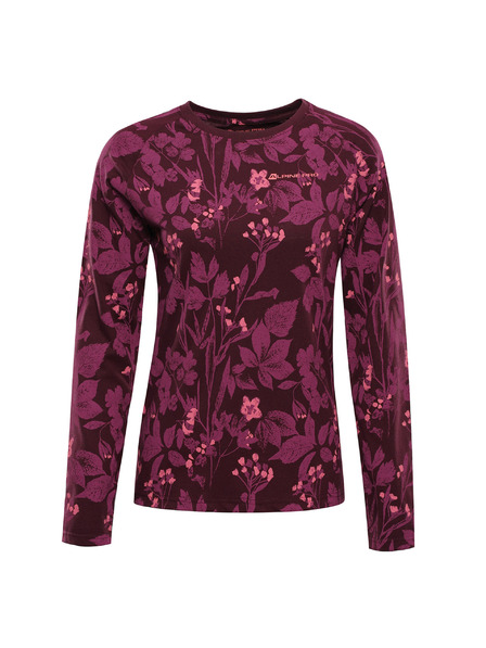 ALPINE PRO Дамска тениска от органичен памук ALPINE PRO GRETTA winetasting вариант pa