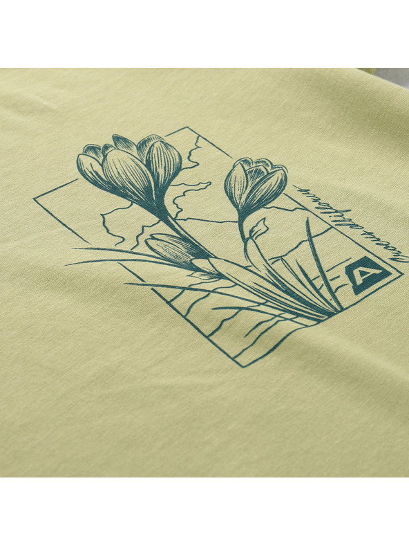 ALPINE PRO Дамска тениска от органичен памук ALPINE PRO TERMESA weeping willow вариант pb