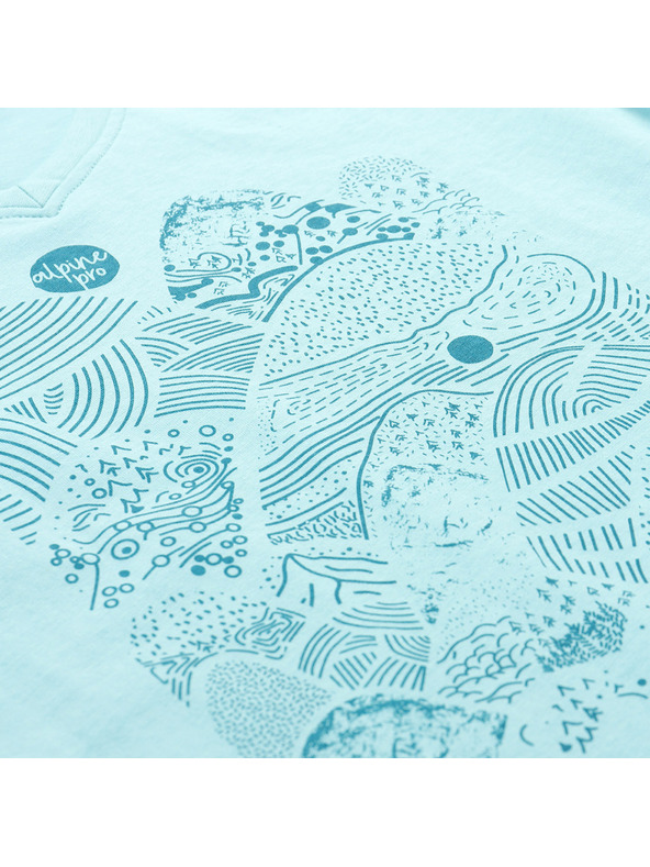 ALPINE PRO Дамска функционална тениска с Cool-dry ALPINE PRO GREMA 2 limpet shell вариант pb