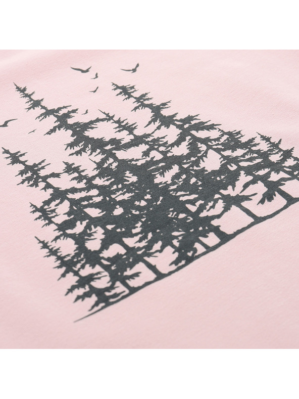 ALPINE PRO Дамска памучна тениска ALPINE PRO MOROLA potpourri вариант pd