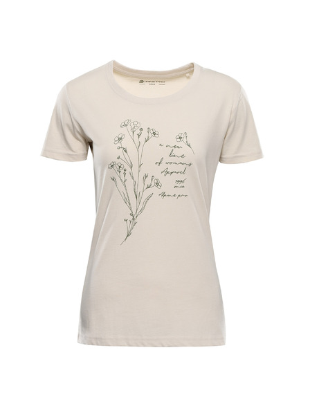 ALPINE PRO Дамска тениска от органичен памук ALPINE PRO TERMESA 3 moonbeam вариант pb