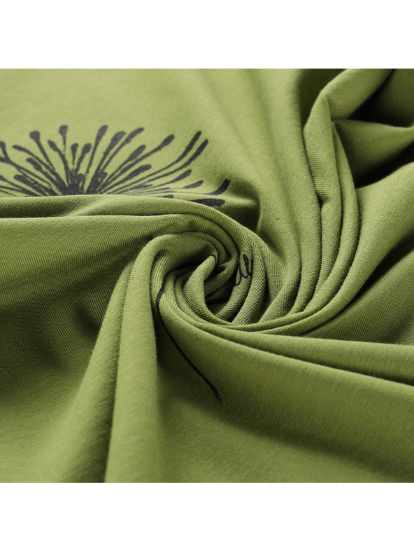 ALPINE PRO Дамска памучна тениска ALPINE PRO MOROLA turtle green вариант pa