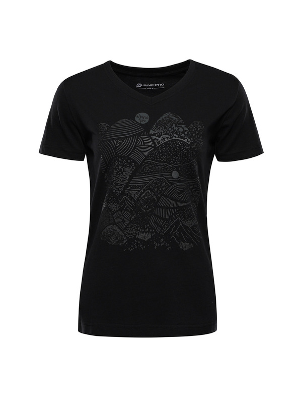ALPINE PRO Дамска функционална тениска с Cool-Dry ALPINE PRO GREMA 2 black вариант pb