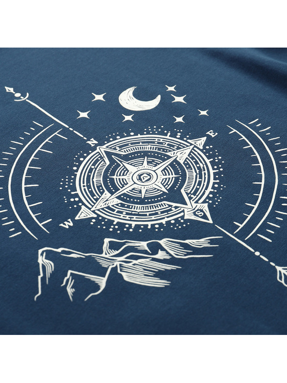 ALPINE PRO Дамска памучна тениска ALPINE PRO MOROLA moonlit ocean вариант pb