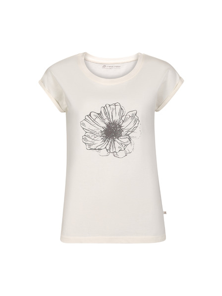 ALPINE PRO Дамска тениска от неизмачкващ се материал ALPINE PRO NOGERA creme вариант pb