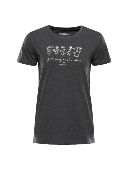 ALPINE PRO Дамска памучна тениска ALPINE PRO MOROLA dk. true gray вариант pc