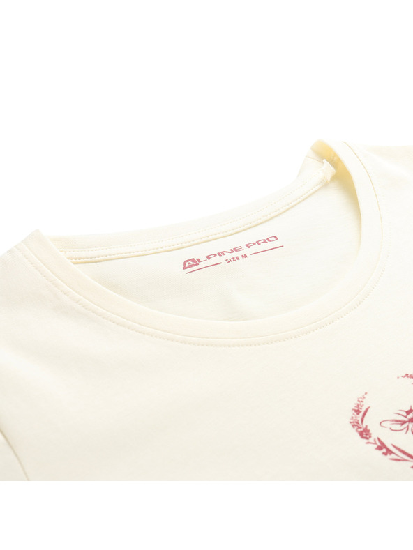 ALPINE PRO Дамска тениска от органичен памук ALPINE PRO TERMESA 2 creme вариант pb