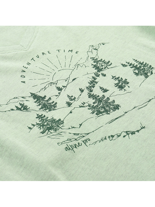 ALPINE PRO Дамска функционална тениска с Cool-dry ALPINE PRO GREMA 2 pistachio вариант pa