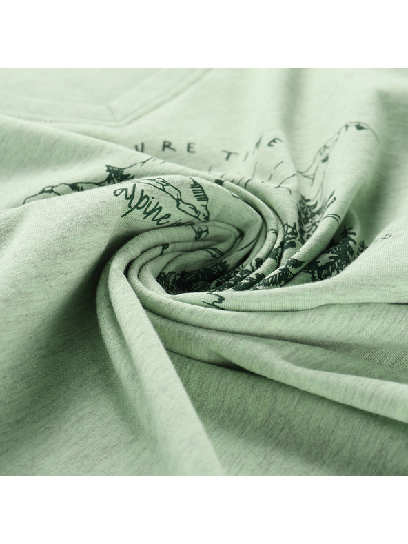 ALPINE PRO Дамска функционална тениска с Cool-dry ALPINE PRO GREMA 2 pistachio вариант pa