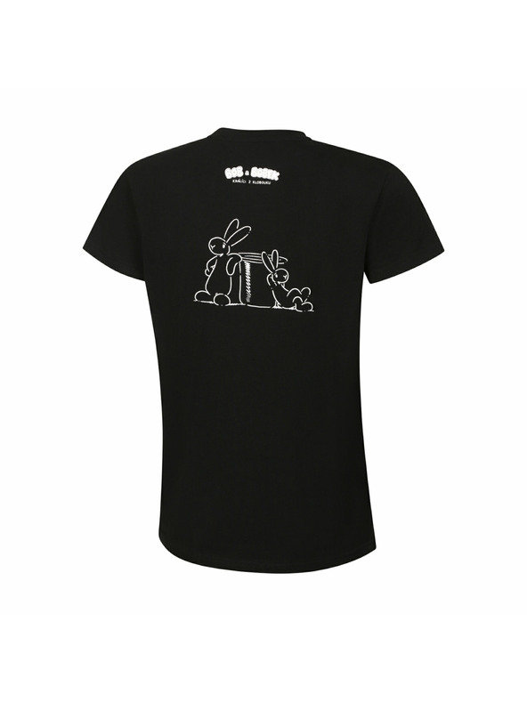 ALPINE PRO Дамска памучна тениска Bob a Bobek ALPINE PRO BOBBA black