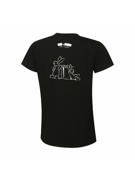 ALPINE PRO Дамска памучна тениска Bob a Bobek ALPINE PRO BOBBA black