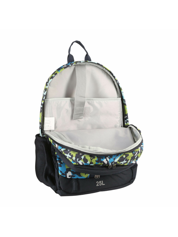 ALPINE PRO Детска училищна раница със светещо лого 25л ALPINE PRO NERAX индиго настроение