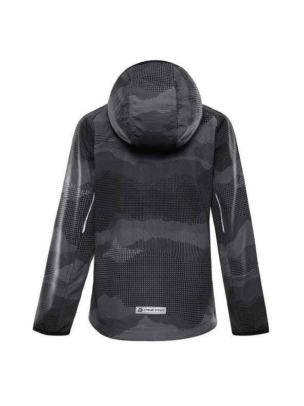 ALPINE PRO Детско softshell яке с мембрана ALPINE PRO EZORO черно вариант pa