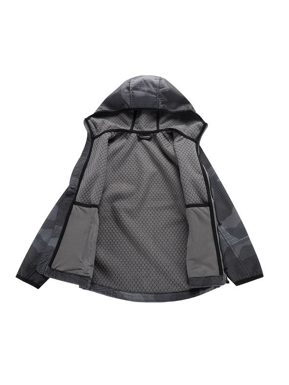 ALPINE PRO Детско softshell яке с мембрана ALPINE PRO EZORO черно вариант pa