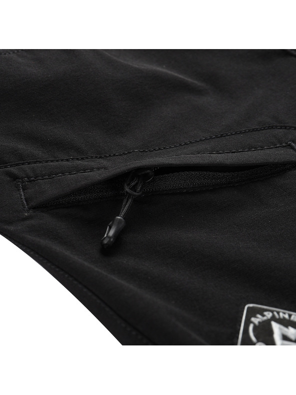 ALPINE PRO Детски водоустойчиви панталони с мембрана ptx ALPINE PRO ZERDO black