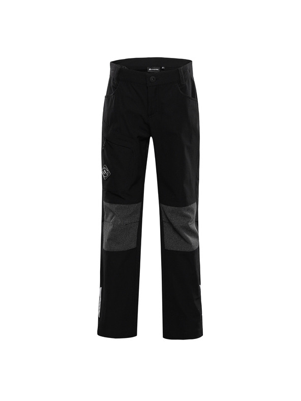 ALPINE PRO Детски софтшел панталони - водоотблъскваща обработка ALPINE PRO ATEMO black