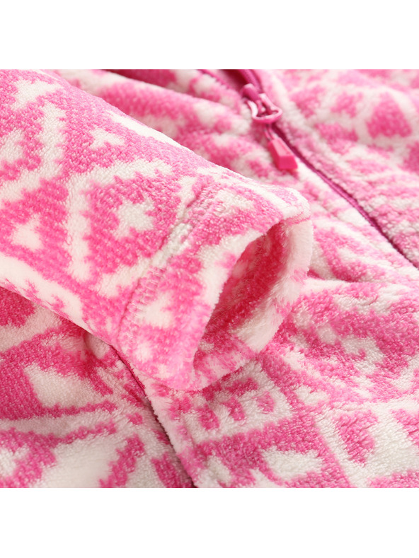 ALPINE PRO Детска поларена суитшърт със суправръх ALPINE PRO EFLINO fuchsia fedora вариант pa