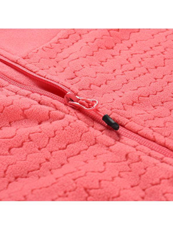 ALPINE PRO Детски топъл суитшърт от микрофлийс ALPINE PRO SIUSO 3 калипсо корал