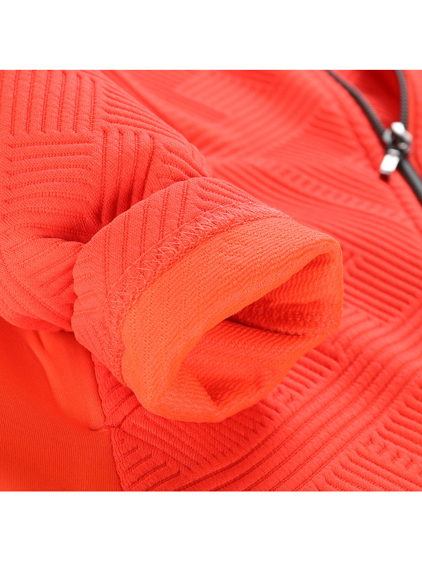 ALPINE PRO Детски спортен суитшърт ALPINE PRO DOZERO 2 неоново червено