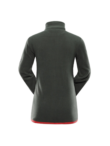 ALPINE PRO Детска топла суитшърт от микрополар ALPINE PRO SIUSO 3 petrol