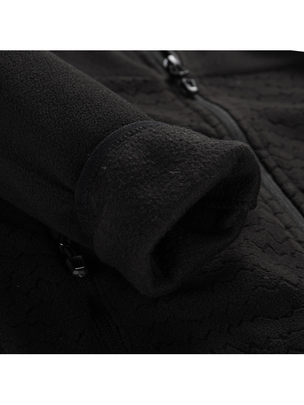 ALPINE PRO Детска топла суитшърт от микрополар ALPINE PRO SIUSO 3 black