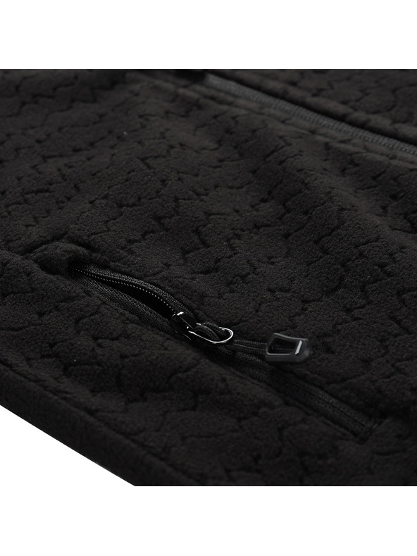 ALPINE PRO Детска топла суитшърт от микрополар ALPINE PRO SIUSO 3 black