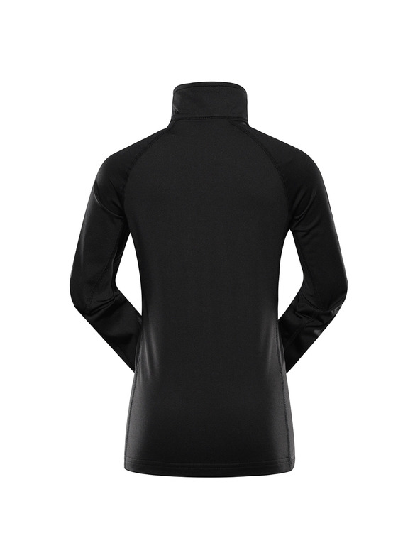 ALPINE PRO Детска бързосъхнеща суитшърт с проразтег ALPINE PRO QUERTO 2 black