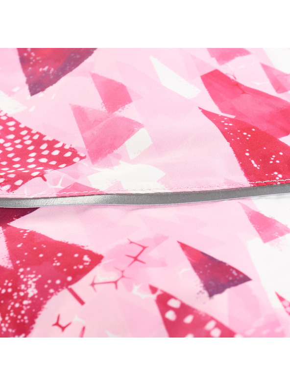 ALPINE PRO Детски гащеризон с мембрана ptx сняг ALPINE PRO KIREMO неоново нокаут розово вариант