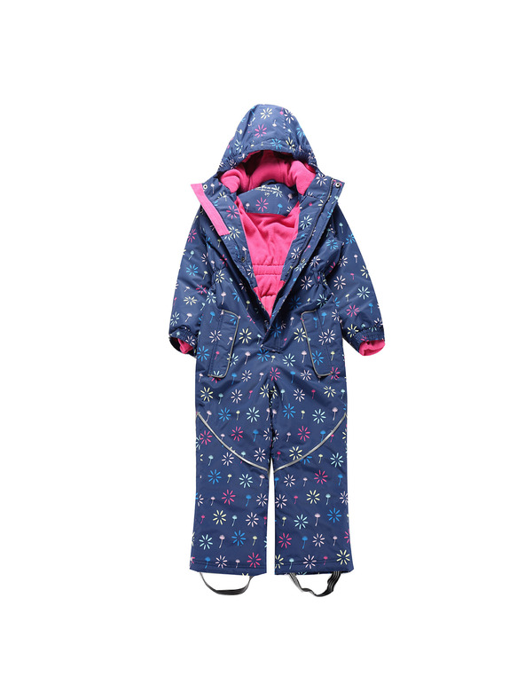 ALPINE PRO Детски зимен гащеризон с мембрана ptx сняг ALPINE PRO KIREMO имотно синьо вариант