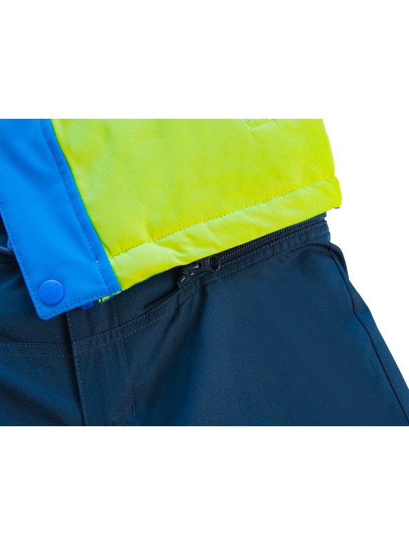 ALPINE PRO Детски ски комплект ALPINE PRO AILINO електрическо синьо лимонада