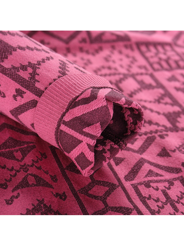 ALPINE PRO Детско функционално бельо - тениска ALPINE PRO SEAMO фуксия федора