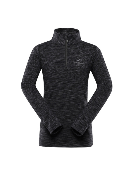 ALPINE PRO Детски бързосъхнещ суитшърт ALPINE PRO QADO черен