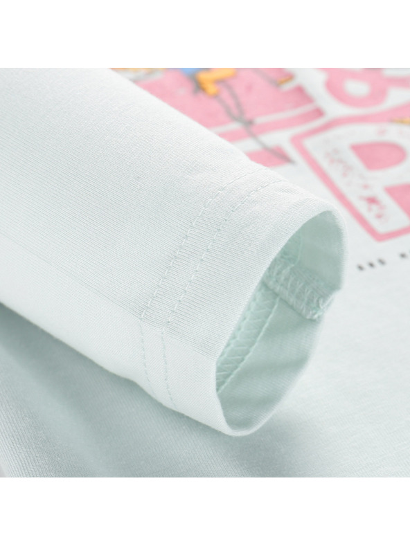 ALPINE PRO Детска тениска от органичен памук ALPINE PRO ECCO 2 поникнал зелен вариант pe