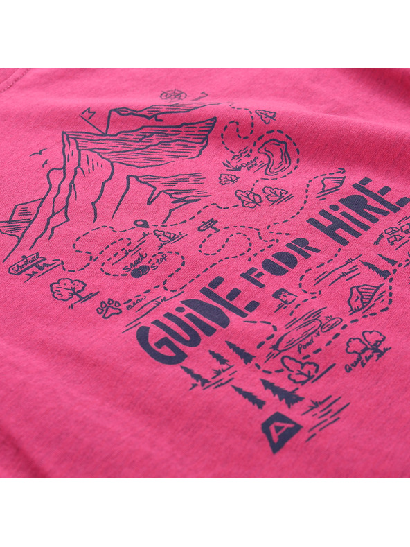 ALPINE PRO Детска бързосъхнеща тениска ALPINE PRO NOGERO fuchsia fedora вариант pa