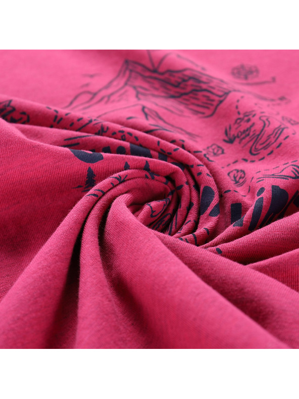 ALPINE PRO Детска бързосъхнеща тениска ALPINE PRO NOGERO fuchsia fedora вариант pa