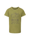 ALPINE PRO Детска тениска от неизмачкващ се материал ALPINE PRO NOGERO green oasis вариант pa