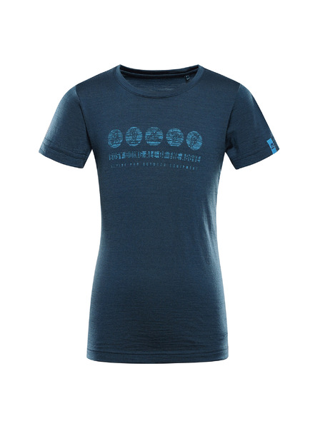 ALPINE PRO Детска тениска от мерино вълна ALPINE PRO MERENO 2 moroccan