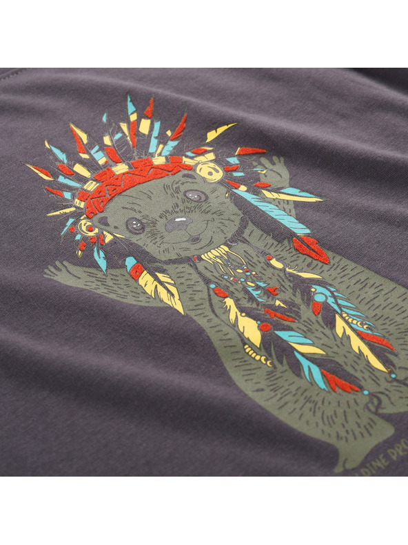 ALPINE PRO Детска тениска от органичен памук ALPINE PRO ECOMO 3 obsidian вариант pa