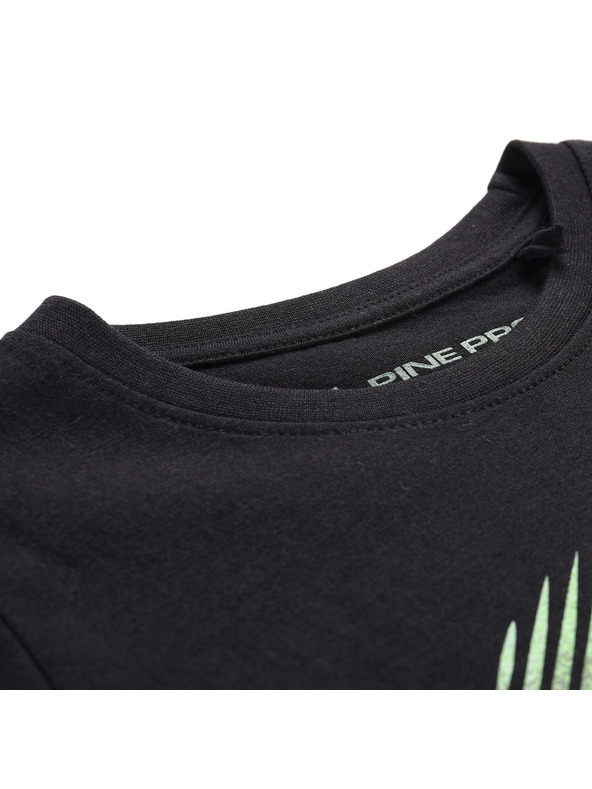 ALPINE PRO Детска бързосъхнеща тениска с cool-dry ALPINE PRO DALLO 3 black вариант pb