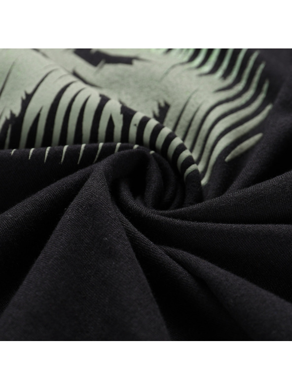 ALPINE PRO Детска бързосъхнеща тениска с cool-dry ALPINE PRO DALLO 3 black вариант pb