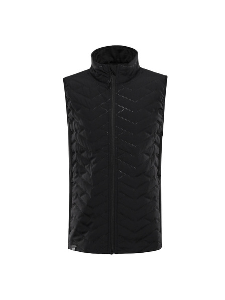 ALPINE PRO Детска затоплена жилетка с рефлективни елементи ALPINE PRO BERFO 2 черна