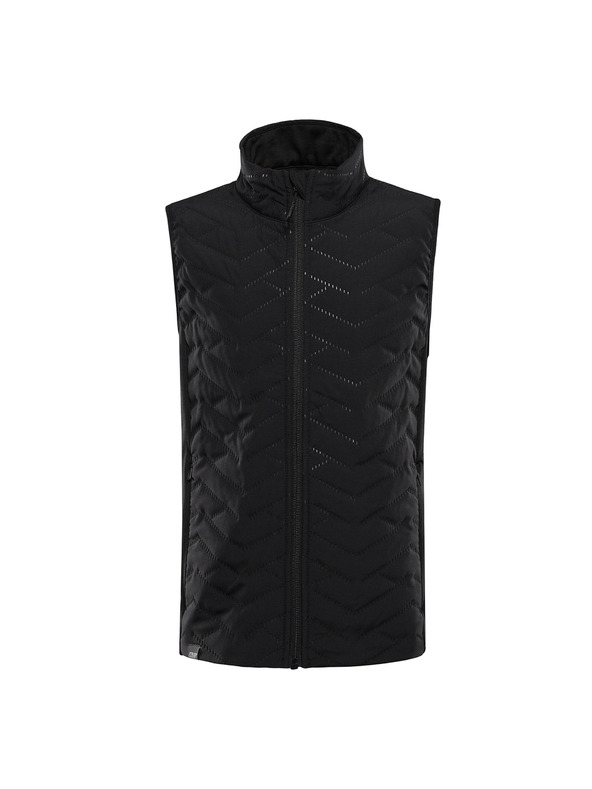 ALPINE PRO Детска затоплена жилетка с рефлективни елементи ALPINE PRO BERFO 2 черна