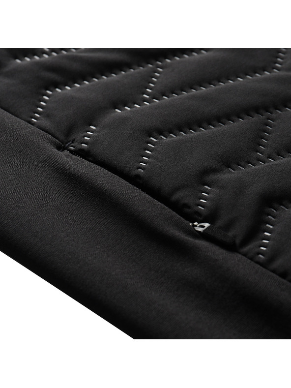 ALPINE PRO Детска затоплена жилетка с рефлективни елементи ALPINE PRO BERFO 2 черна