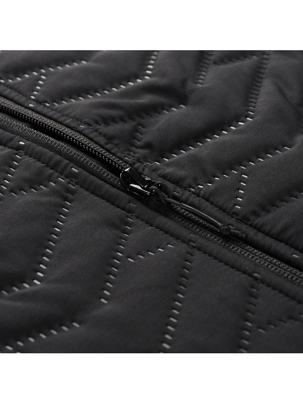 ALPINE PRO Детска затоплена жилетка с рефлективни елементи ALPINE PRO BERFO 2 черна