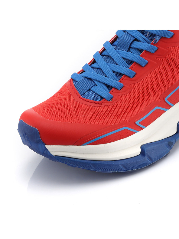 ALPINE PRO Бягащи обувки с антибактериална стелка ALPINE PRO SONEB пламтящо алено